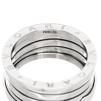 Bulgari 18K White Gold B.Zero1 Four-Band Ring 65 11 4 of 6