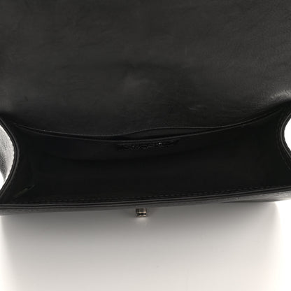 Chanel Calfskin Quilted Metal Embellished Paris Dallas Medium Boy Flap Black 4 of 10