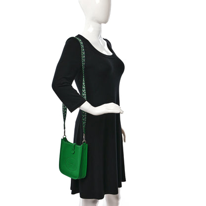 Hermes Taurillon Clemence Allegro Evelyne TPM Bamboo 2 of 10
