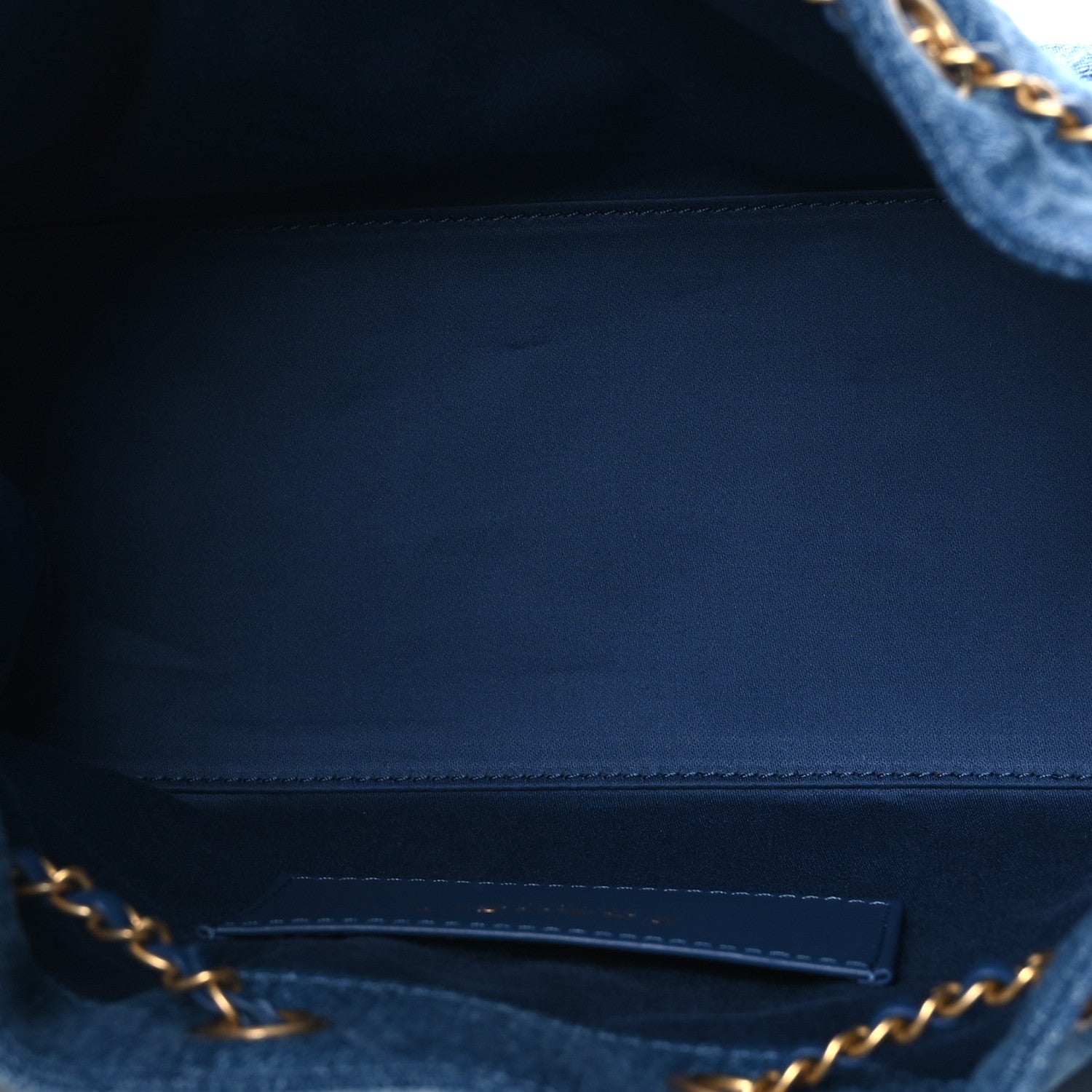 Chanel Washed Denim Quilted Small Chanel 25 Handbag Blue 4 of 11