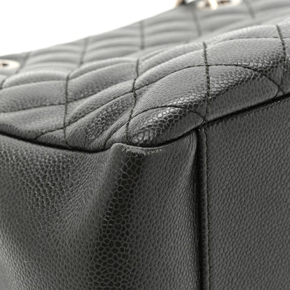 Chanel Caviar Quilted Grand Shopping Tote GST Dark Grey 15 of 22