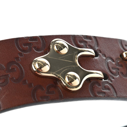 Gucci Guccissima Belt 85 34 Dark Brown 6 of 10