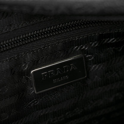 Prada Tessuto Nylon Saffiano Carry On Travel Bag Black 5 of 13