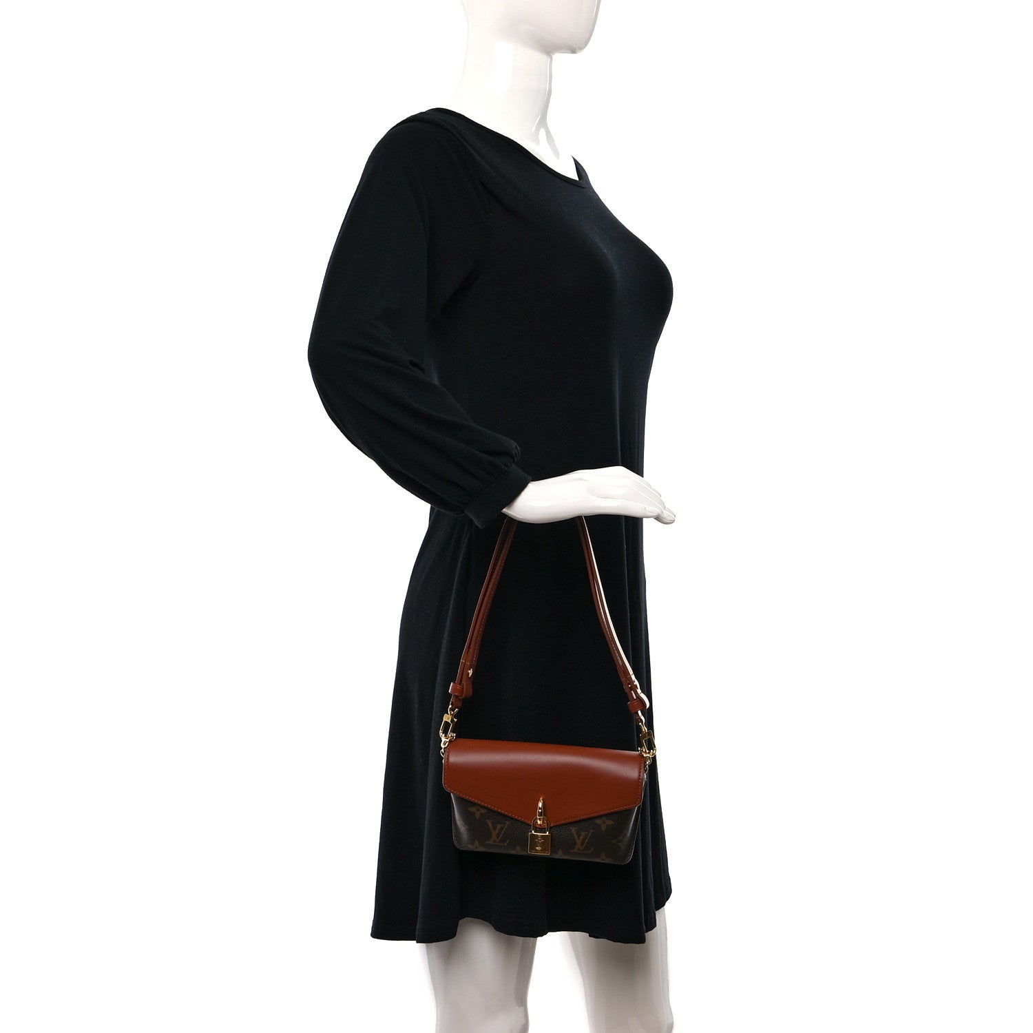 Louis Vuitton Monogram Padlock On Strap Caramel 2 of 8