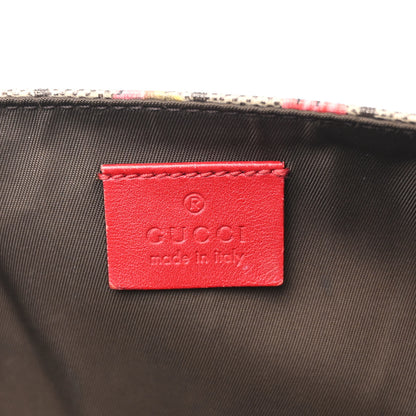 Gucci GG Supreme Monogram Strawberry Messenger Diaper Bag Beige 6 of 10