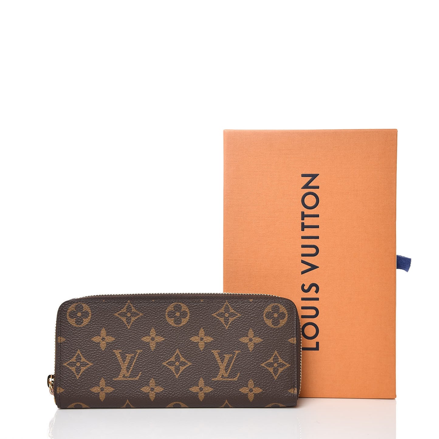 Monogram Clemence Wallet Rose Ballerine