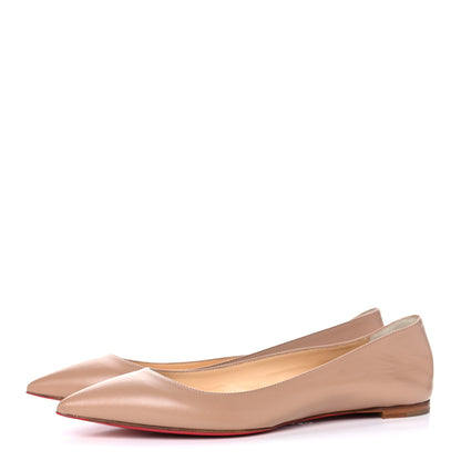 Christian Louboutin Nappa Eloise Flats 39.5 Nude 3 of 10