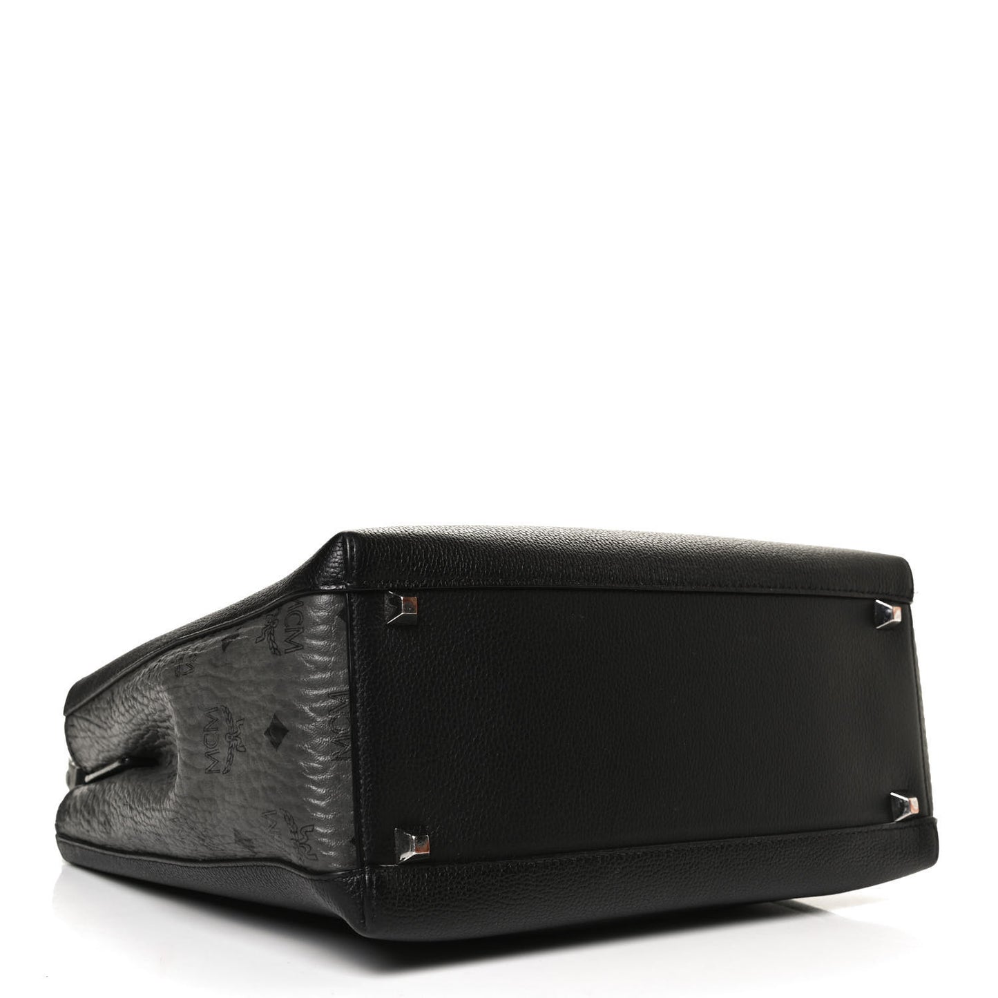 Grained Calfskin Visetos Medium Sarah Hobo Black