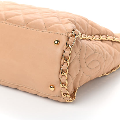 Chanel Calfskin Quilted Large Chain Me Hobo Beige 10 of 10