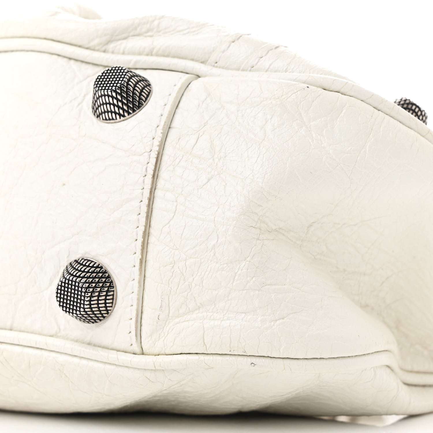 Balenciaga Agneau Arena Small Le Cagole Shoulder Bag Optic White 12 of 13