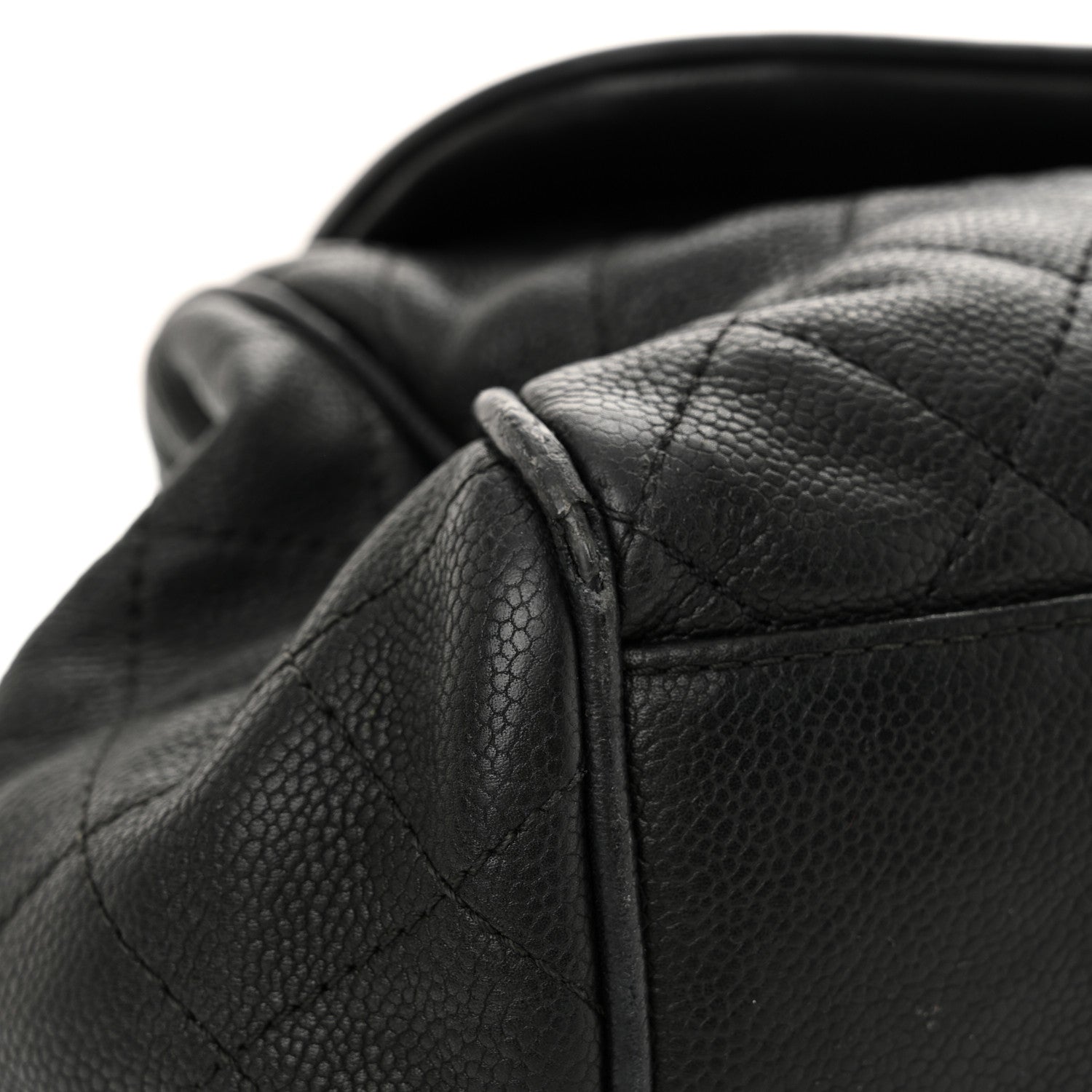 Chanel Caviar Quilted Timeless Accordion Flap Black 14 of 17