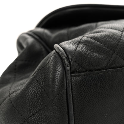 Chanel Caviar Quilted Timeless Accordion Flap Black 14 of 17