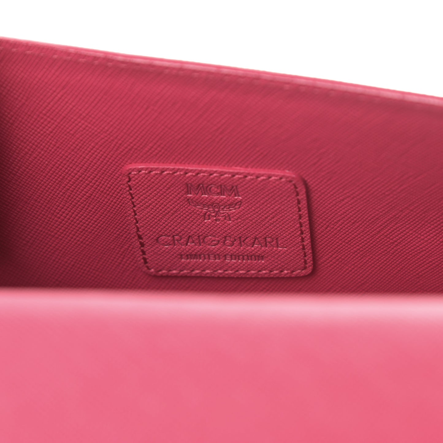 Saffiano Craig And Karl Clutch Navy
