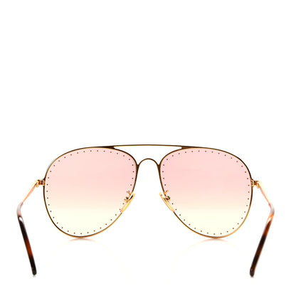Louis Vuitton Metal LV Trunk Pilot Sunglasses Z1508U Pink 7 of 7