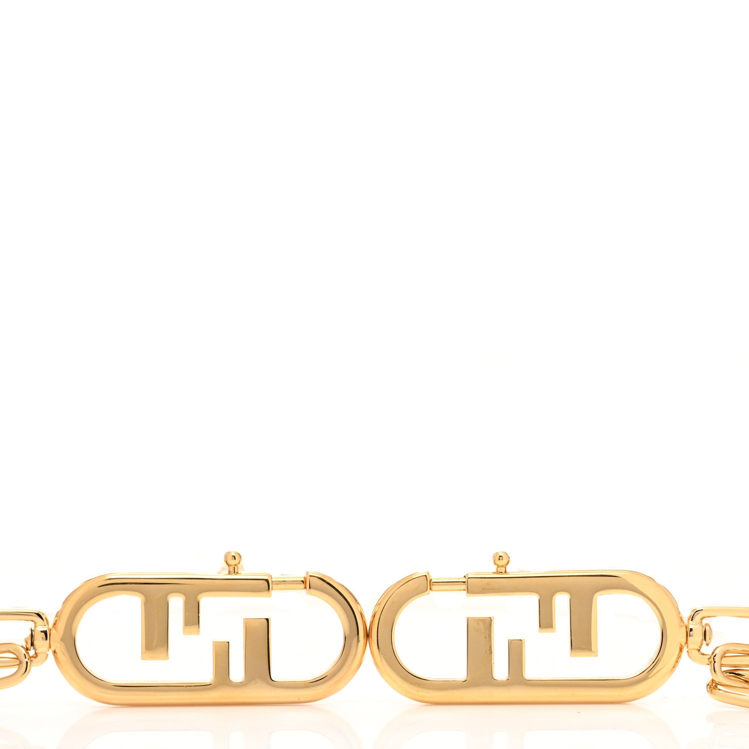 Fendi Metal O'Lock Strap You Gold 3 of 5