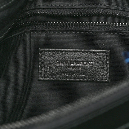 Saint Laurent Calfskin Y Quilted Monogram Monochrome Medium Loulou Chain Satchel Black 7 of 11