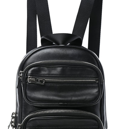 Alexander Wang Lambskin Double Zip Backpack Black 7 of 9