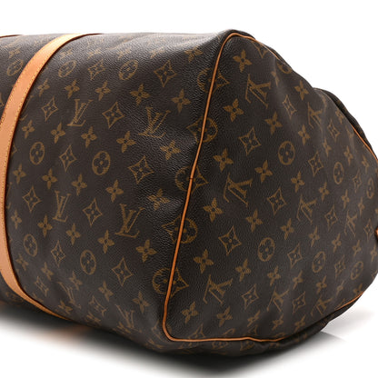 Louis Vuitton Monogram Keepall Bandouliere 55 9 of 11
