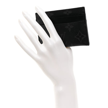 Louis Vuitton Monogram Eclipse Porte-Cartes Double Card Holder 2 of 8