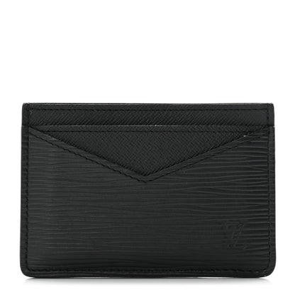 Louis Vuitton Epi Neo Porte-Cartes Card Holder Black 1 of 6
