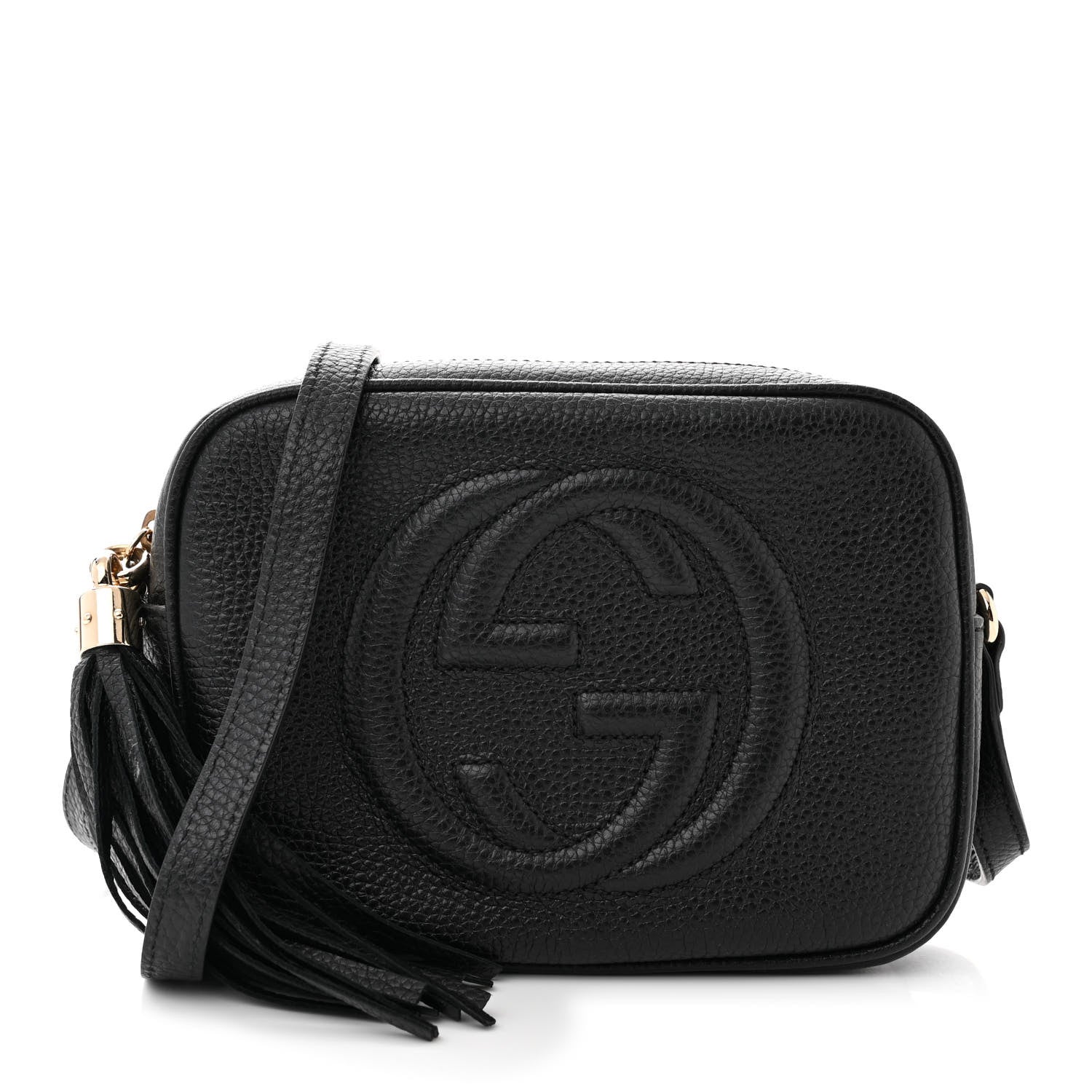 Gucci Pebbled Calfskin Small Soho Disco Bag Black 1 of 11