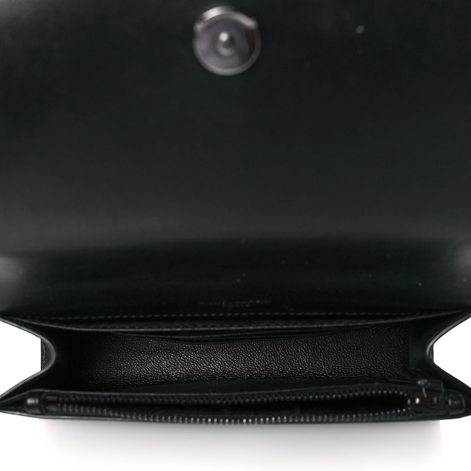 Saint Laurent Smooth Calfskin Monogram Kate Belt Bag Black 4 of 8