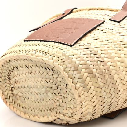 Loewe Raffia Basket Tote Bag Natural Tan 9 of 11