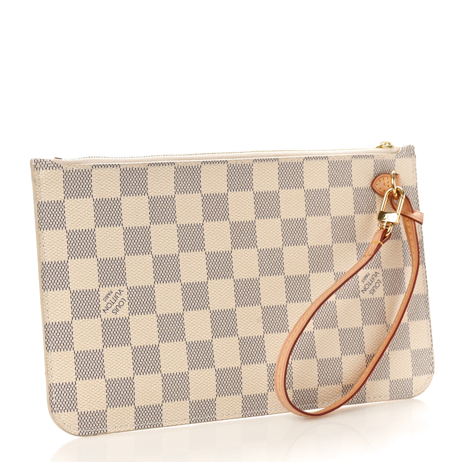 Louis Vuitton Damier Azur Neverfull MM GM Pochette 3 of 10