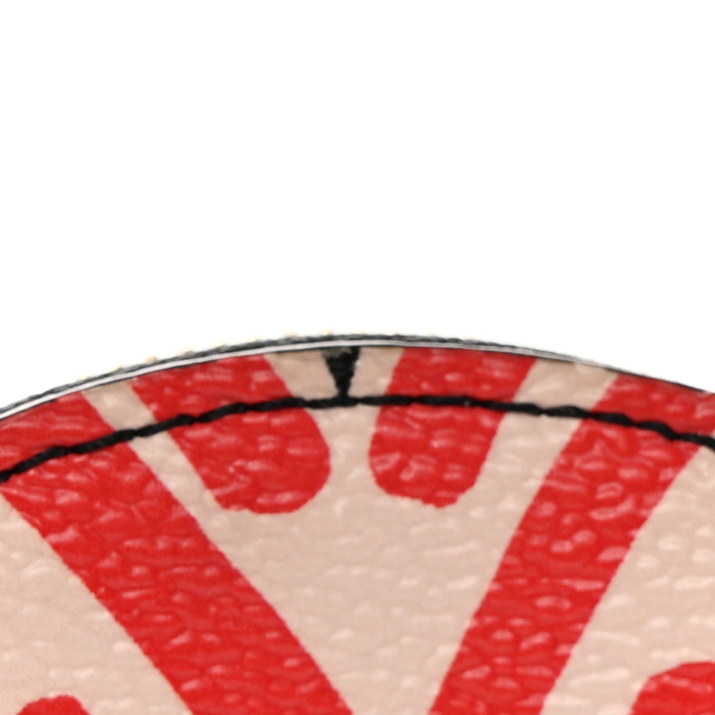 Monogram Giant Crafty Round Coin Purse Creme Rouge