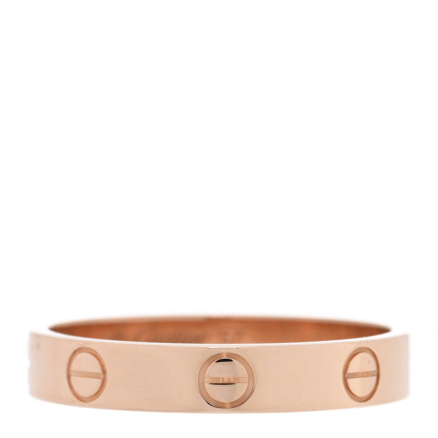 Cartier 18K Pink Gold 3.5mm LOVE Wedding Band Ring 57 8 3 of 5