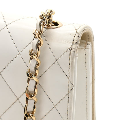 Chanel Lambskin Stitched Small Single Flap White 17 of 17