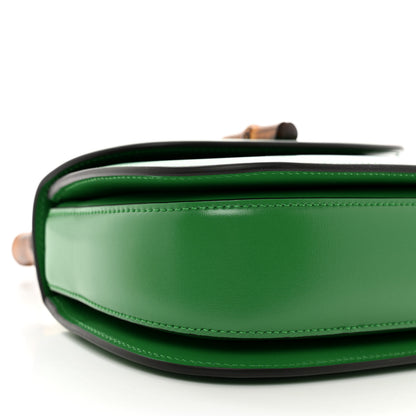Gucci Boarded Dyana Lux Calfskin Web Small Bamboo 1947 Top Handle Bag Spring Green 8 of 9