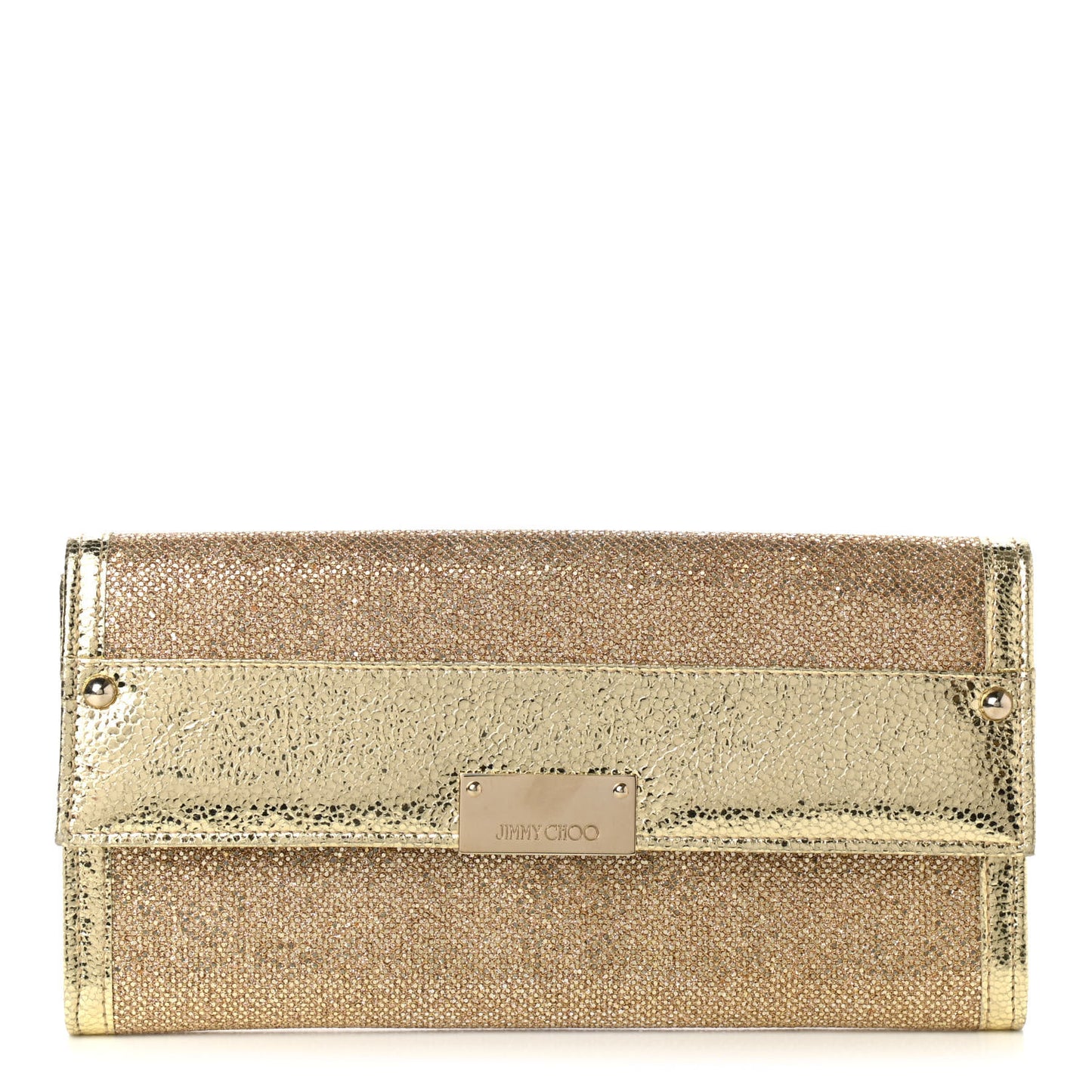 Glitter Fabric Reese Clutch Wallet Metallic