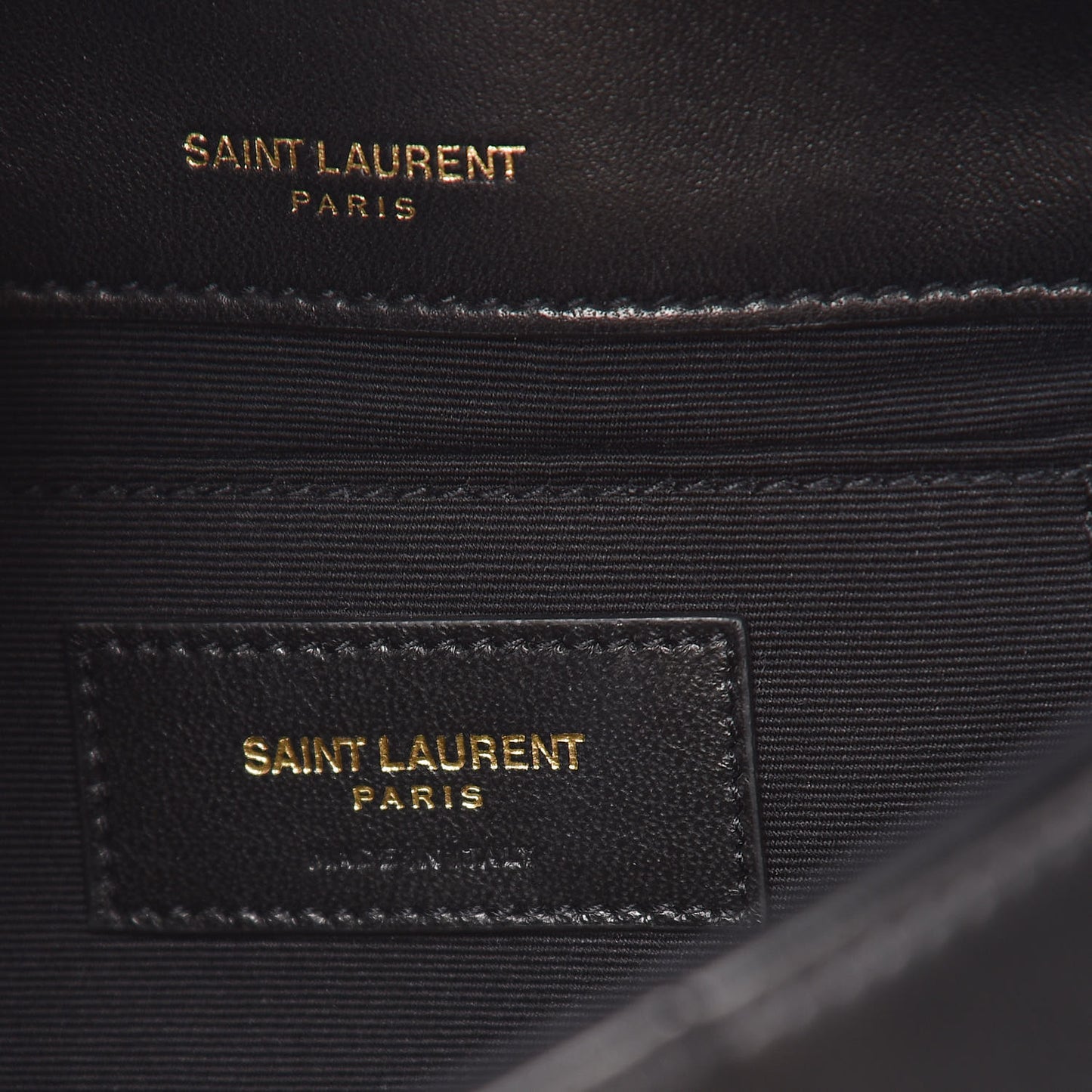 Lambskin Patchwork Monogram Small Jamie Black