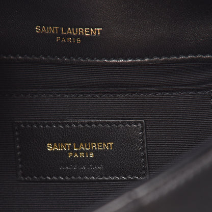 Saint Laurent Lambskin Patchwork Monogram Small Jamie Black 6 of 9