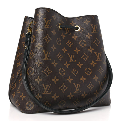 Louis Vuitton Monogram Neonoe MM Black 3 of 11