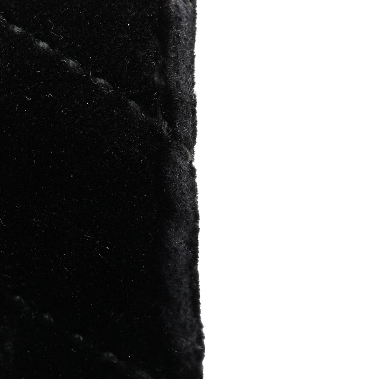 Velvet Matelasse Small GG Marmont Shoulder Bag Black