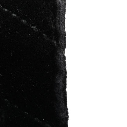 Gucci Velvet Matelasse Small GG Marmont Shoulder Bag Black 12 of 13