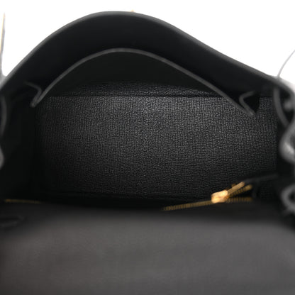 Hermes Togo Kelly Retourne 25 Black 5 of 11