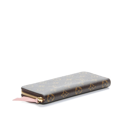 Louis Vuitton Monogram Clemence Wallet Rose Ballerine 4 of 7