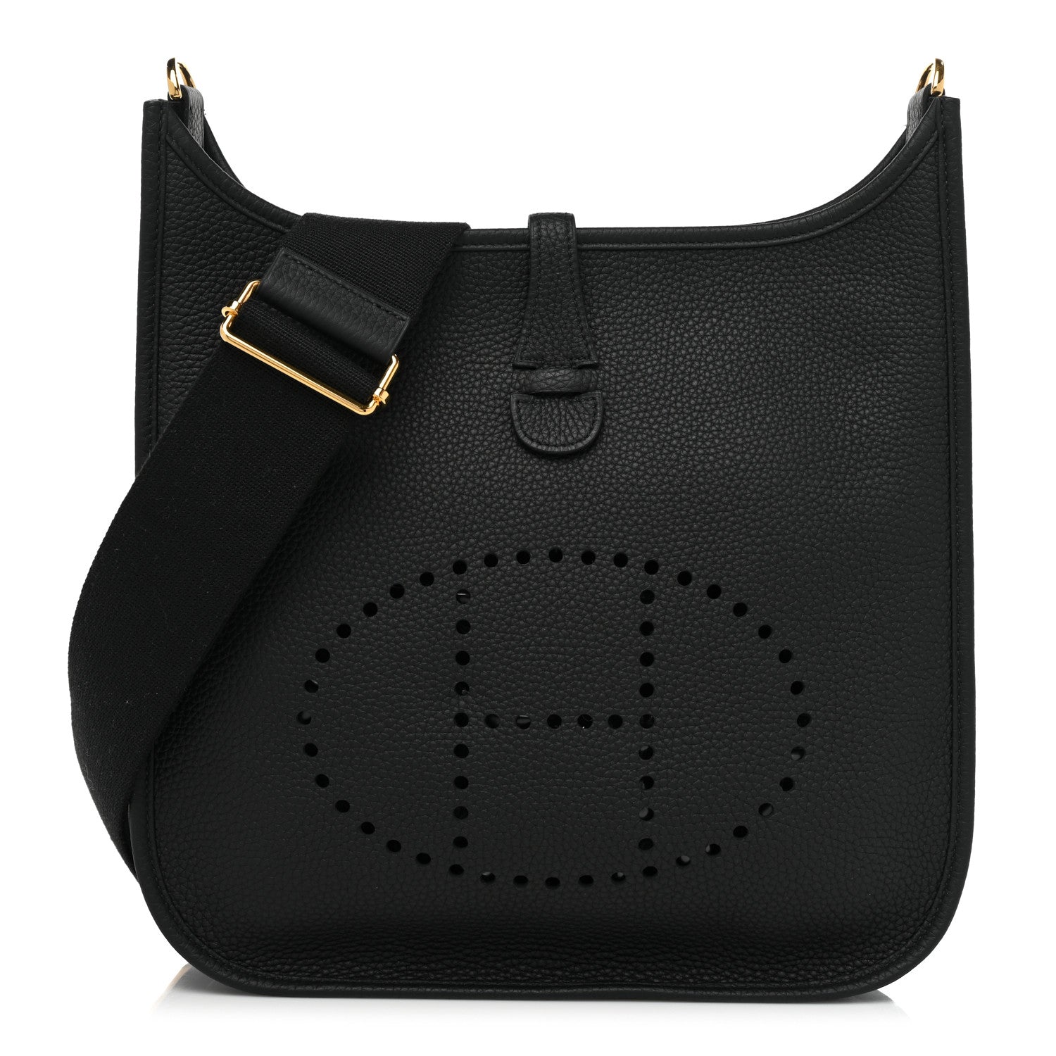 Hermes Taurillon Clemence Evelyne III PM Black 1 of 8