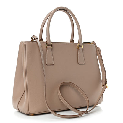 Prada Saffiano Lux Large Galleria Double Zip Tote Cammeo 2 of 4