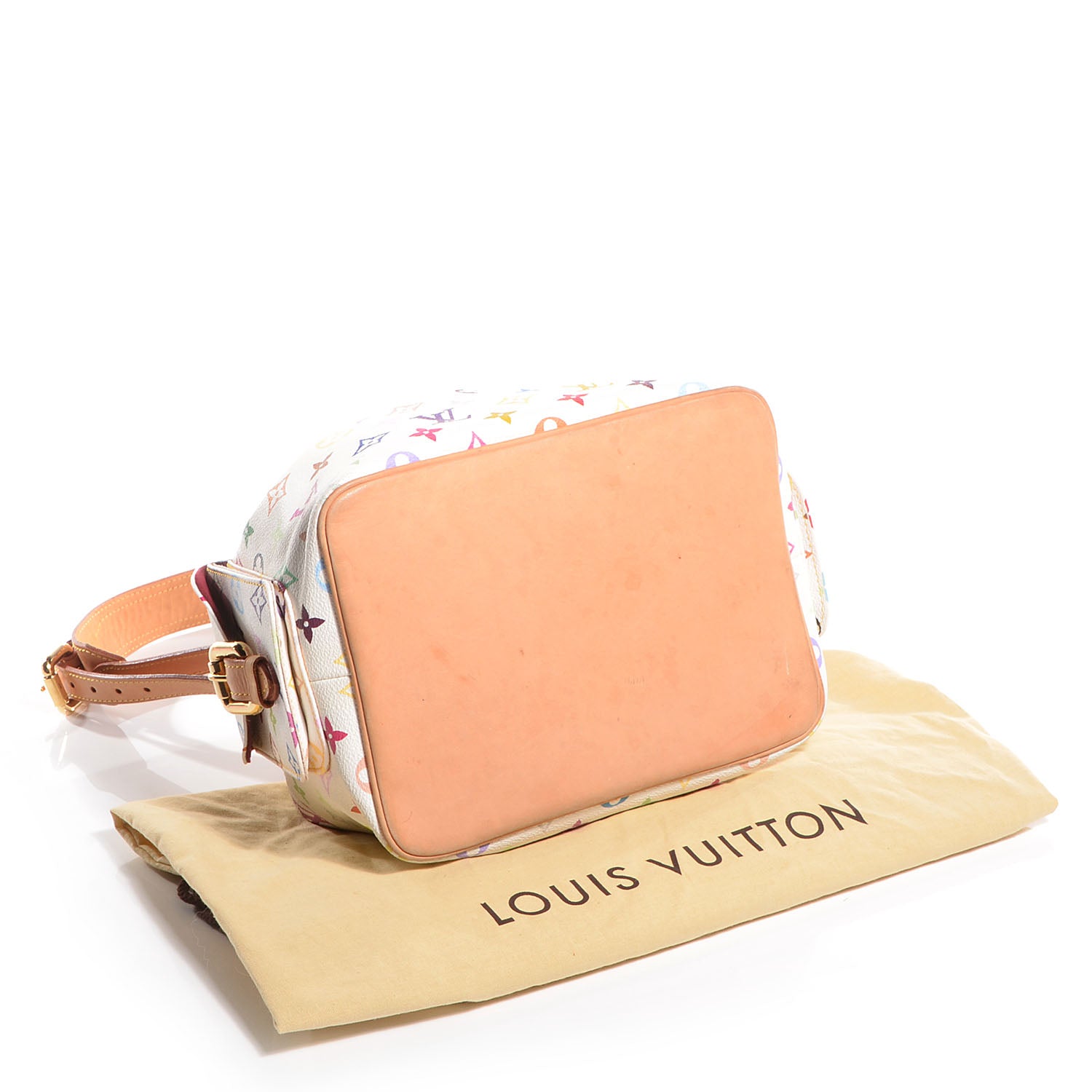 Louis Vuitton Monogram Multicolor Petit Noe White 4 of 6