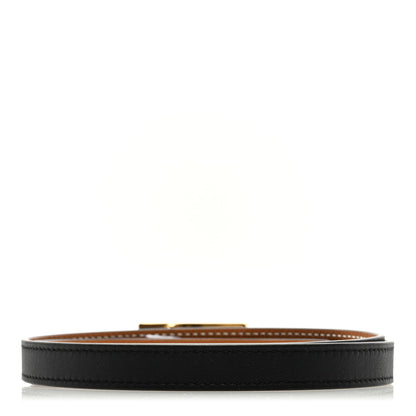 Hermes Swift Epsom 13mm Lucky 15 Belt 75 30 Black Gold 2 of 4