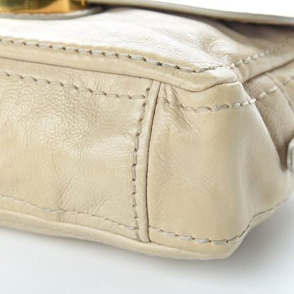 Prada Glace Calf Pushlock Chain Shoulder Bag Ginestra 12 of 12