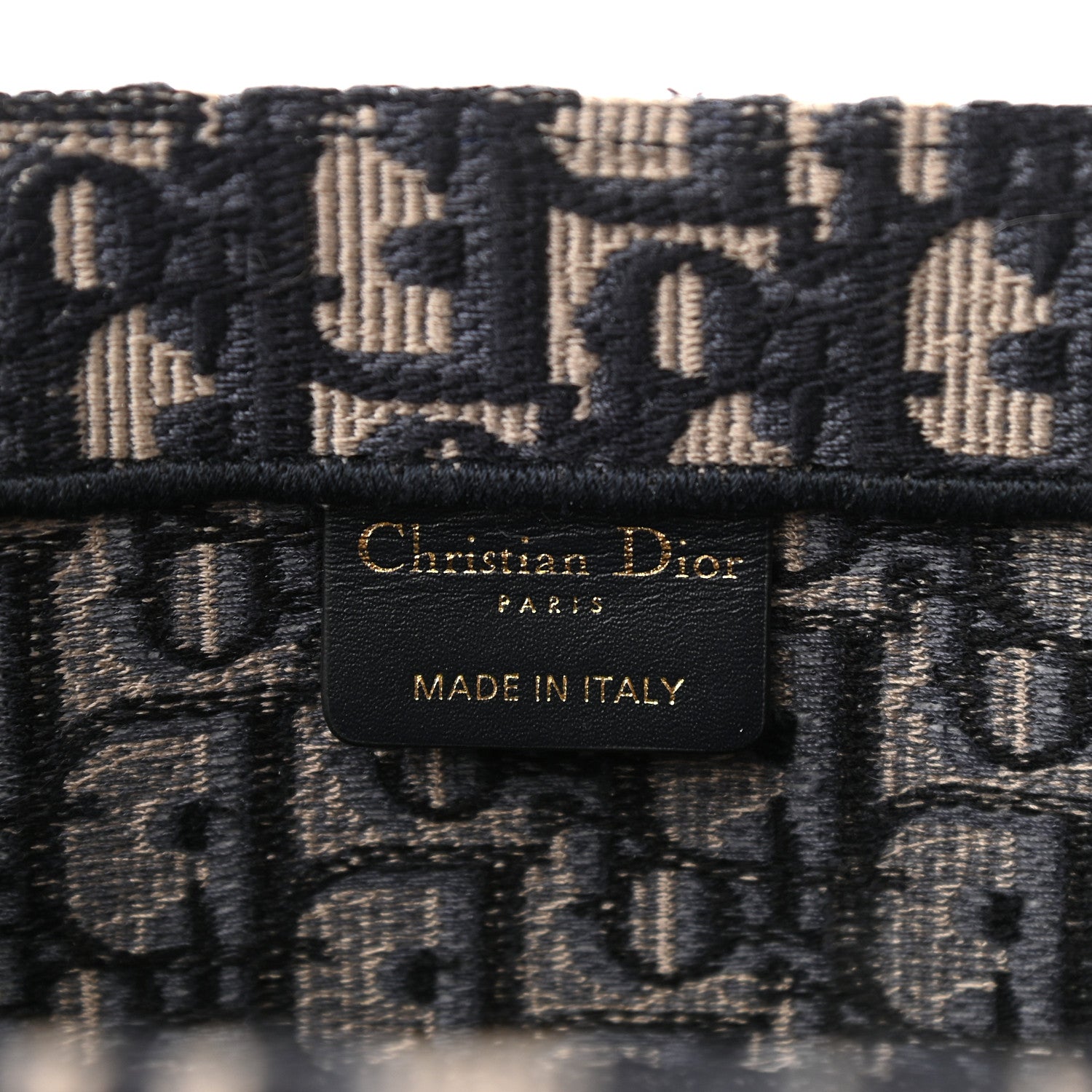 Christian Dior Oblique Medium Book Tote Blue Multicolor 6 of 9