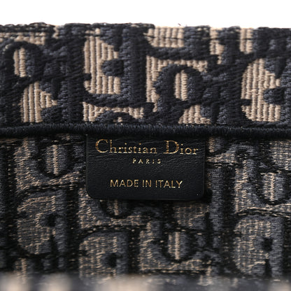Christian Dior Oblique Medium Book Tote Blue Multicolor 6 of 9