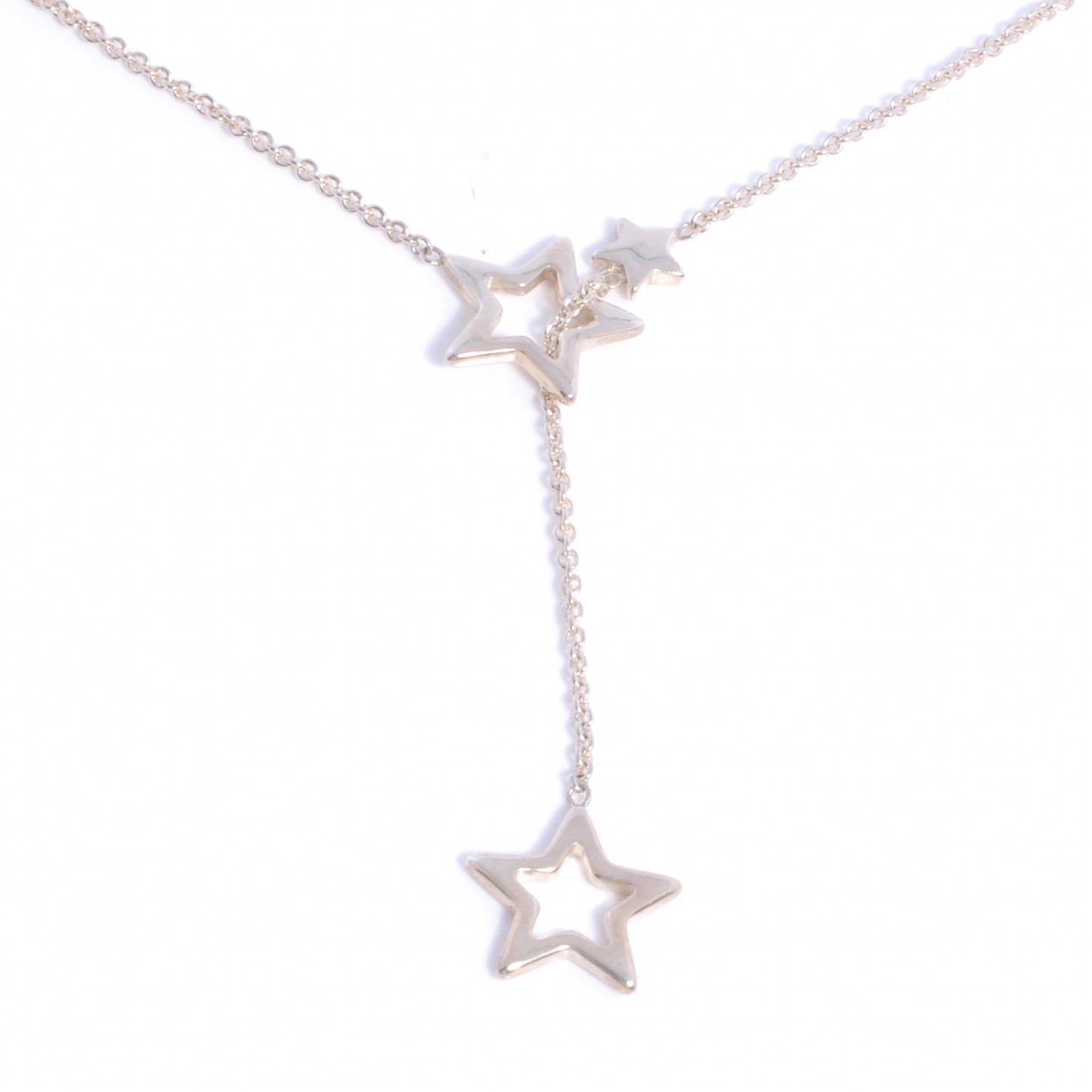 Sterling Silver Star Lariat Necklace