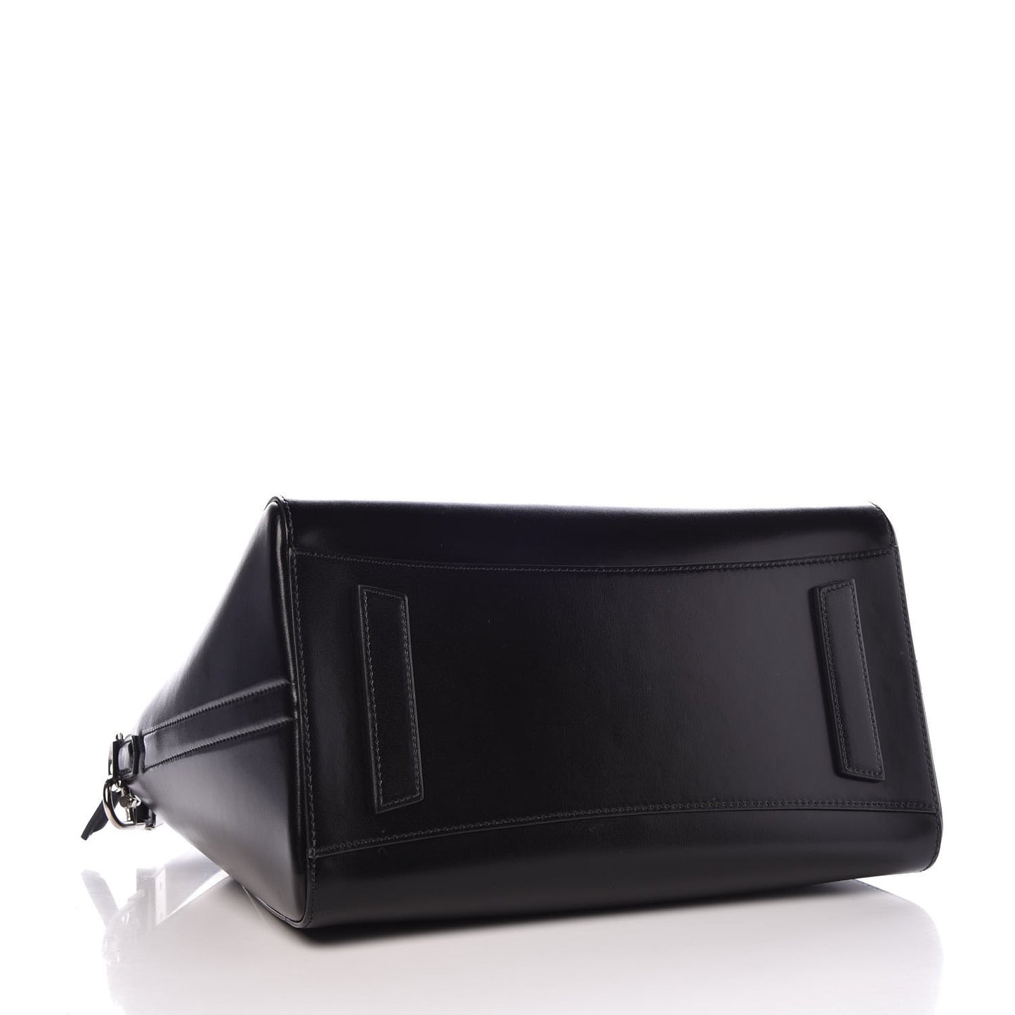 Shiny Lord Calfskin Medium Antigona Black