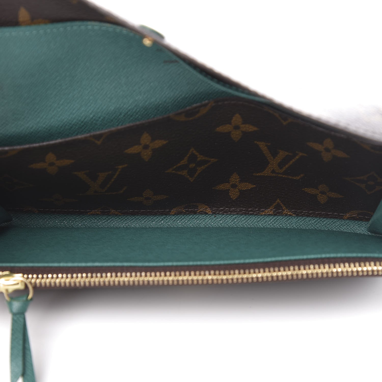 Louis Vuitton Monogram Emilie Wallet Vert 6 of 14